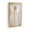 Stupell Industries Divine White Robe Angel Floating Frame, design by Petal Prints Design